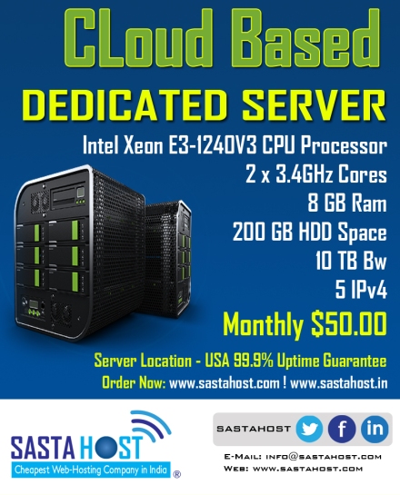 cloud based dedicated server